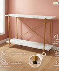 ecofynd Jr Elix 2-Tier Metal Storage Bench for Entryway