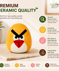 ecofynd Ceramic Piggy Bank Coin Holder for Kids