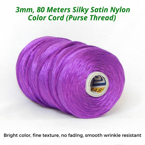 ecofynd Silky Satin Nylon Cord