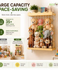 ecofynd Stuffed Animal & Plush Toy Storage Organizer Shelf