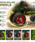ecofynd Heavy Duty Metal Cart Trolley for Material Handling