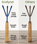 ecofynd Cultivator with Wooden Handle