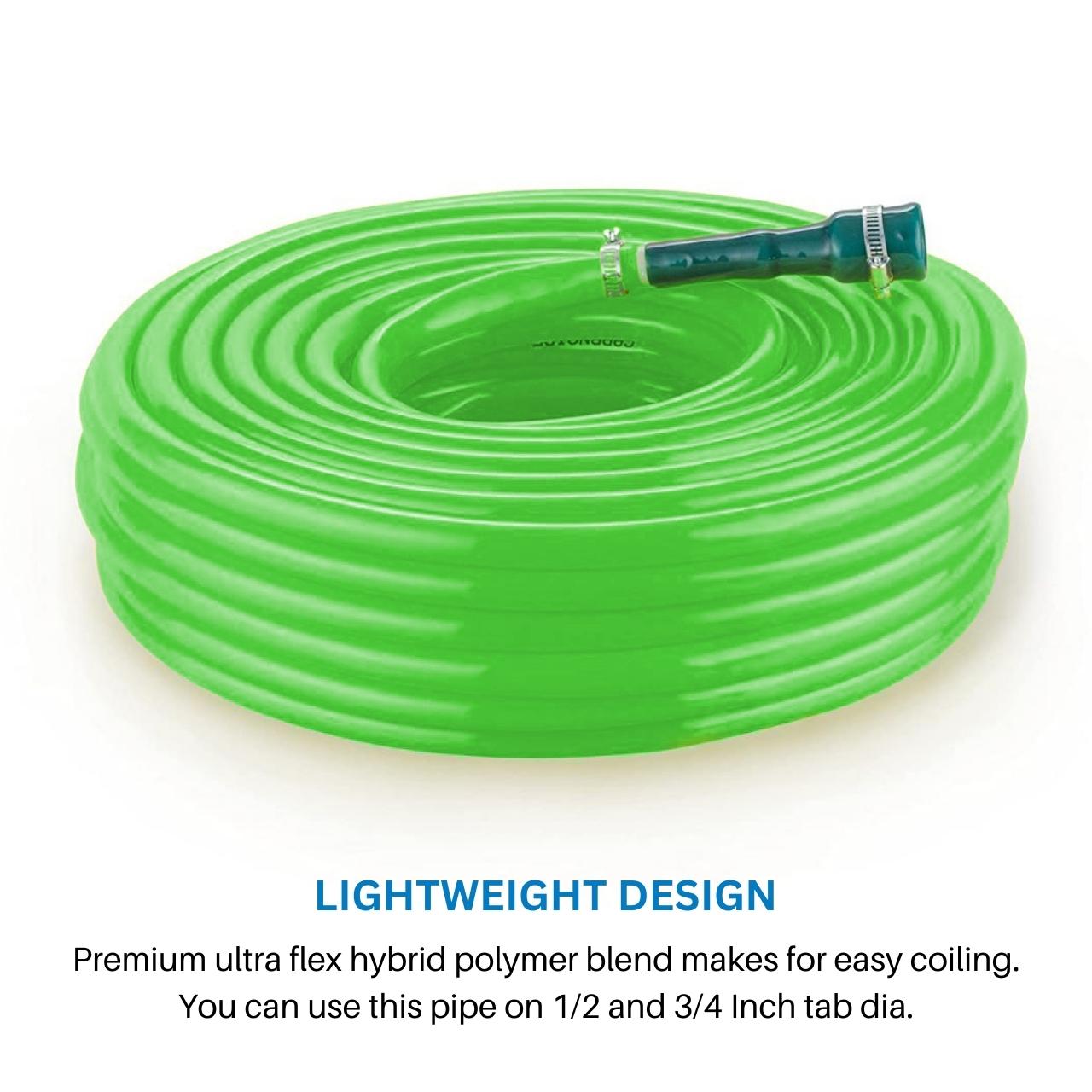 Green Flexible PVC Water Pipe