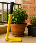 ecofynd Heavy Duty Garden Hand Hoe with 16 inch Handle – Yellow