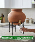 ecofynd Ecofynd Lightweight Metal Matka Stand for Kitchen - Style 3