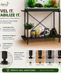 ecofynd Ecofynd AquaLift 2-Tier Metal Aquarium Stand – Strong, Sleek & Space-Saving Stand