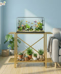 ecofynd 2-Tier Gold Fish Tank Stand
