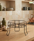 ecofynd Ecofynd Small Metal Matka Stand for Kitchen - Style 2