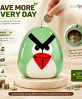 ecofynd Ceramic Piggy Bank Coin Holder for Kids
