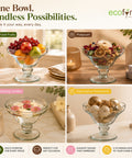 ecofynd Glass Fruit Bowl