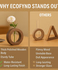 ecofynd Test Tube Planter with Wooden Holder