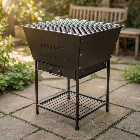 ecofynd Portable Charcoal Fire Pit for Garden