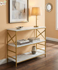 ecofynd 35-Inch Console Table – Modern Multipurpose Utility Table