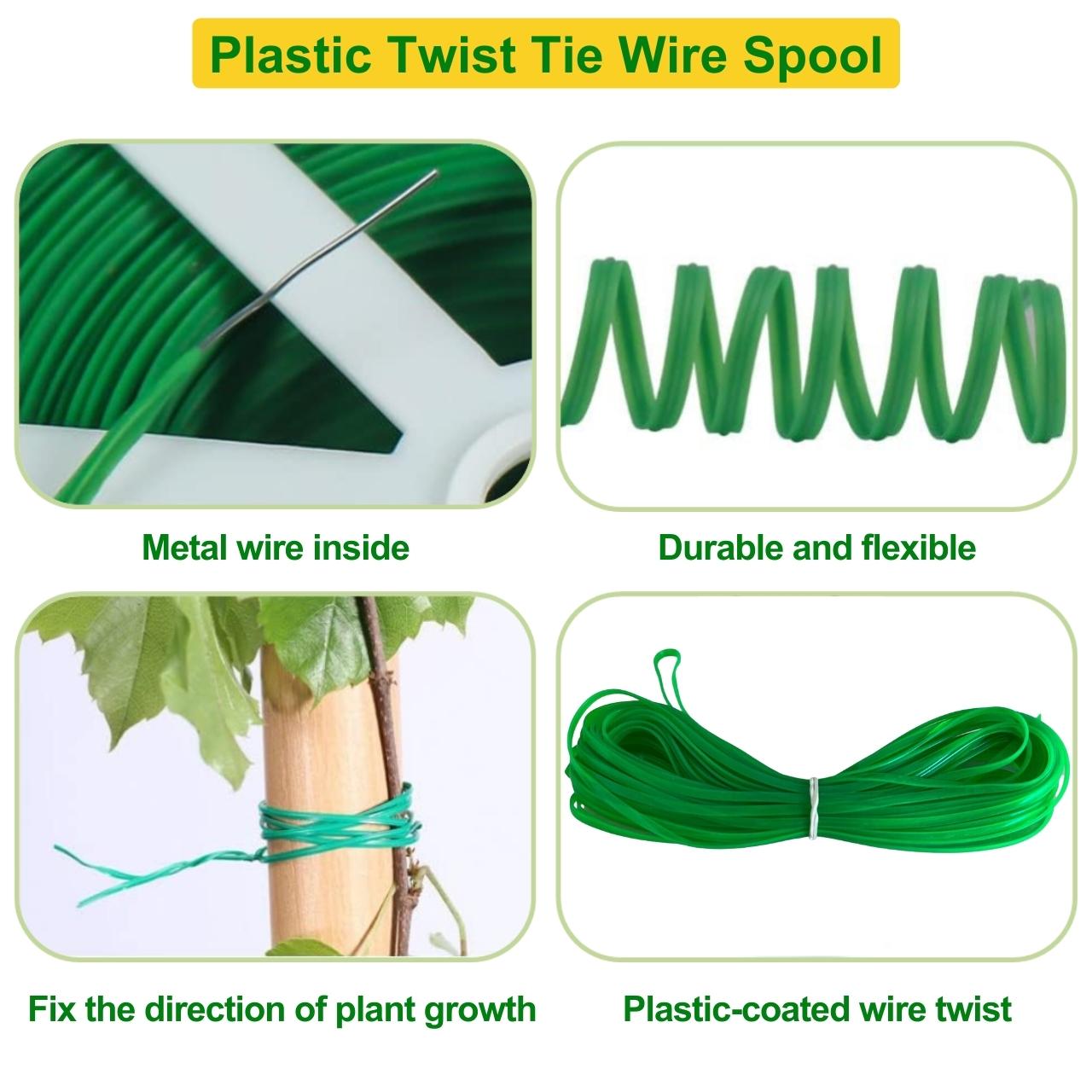 Ecofynd Plastic Twist Tie Wire
