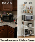 ecofynd 5-Tier Storage Rack with Electricity Board for Kitchen Organizer