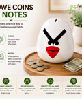 ecofynd Ceramic Piggy Bank Coin Holder for Kids