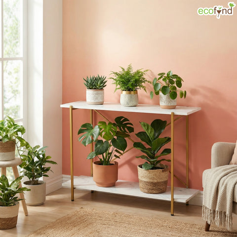 ecofynd Jr Elix Metal Plant Stands for Outdoor Balcony