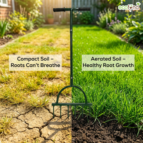 ecofynd Ecofynd DeepRoot Lawn Aerator Tool with 6 Metal Spikes