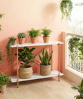 ecofynd Jr Elix Metal Plant Stands for Outdoor Balcony