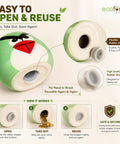 ecofynd Ceramic Piggy Bank Coin Holder for Kids