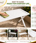 ecofynd Arlo 35 Inch Plant Stand with Cross Legs for Outdoor Balcony
