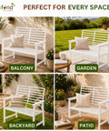 ecofynd 2 Seater Garden Bench for Indoor & Outdoor Park