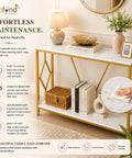 ecofynd 35 Inch Console Table