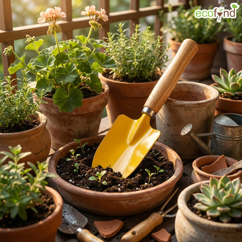 ecofynd Trowel with Wooden Handle