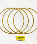 ecofynd Circle 12 Inch Metal Crafts Hoops