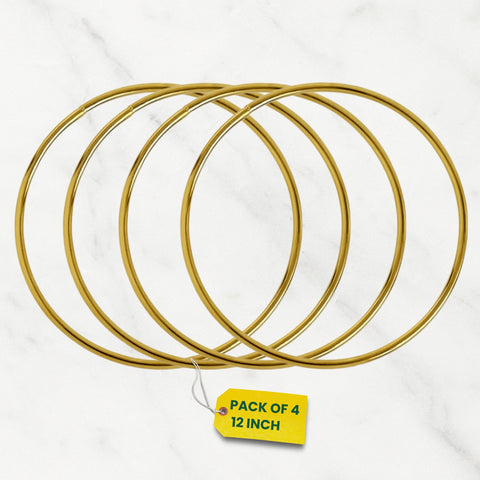 ecofynd Circle 12 Inch Metal Crafts Hoops