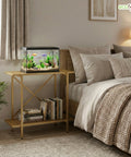 ecofynd 2-Tier Gold Fish Tank Stand