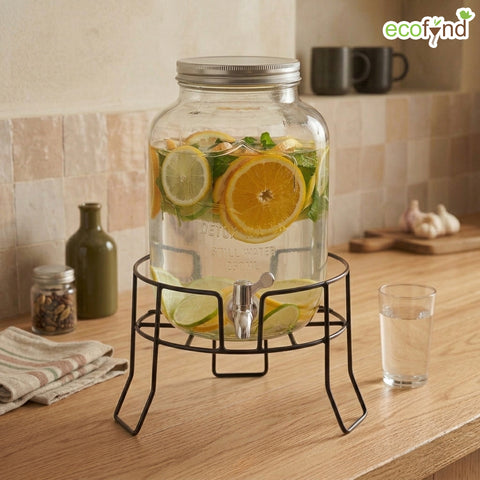 ecofynd Ecofynd Small Metal Matka Stand for Kitchen - Style 2