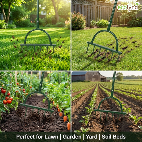 ecofynd Ecofynd DeepRoot Lawn Aerator Tool with 6 Metal Spikes
