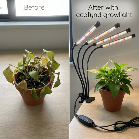 ecofynd Nysa Grow Light for Indoor Plants All-in-One (Seedlings to Fruits)