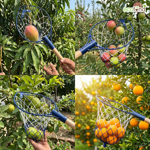 ecofynd Ecofynd Blue Fruit Picker Net for Mangoes & Tree Fruit Harvesting