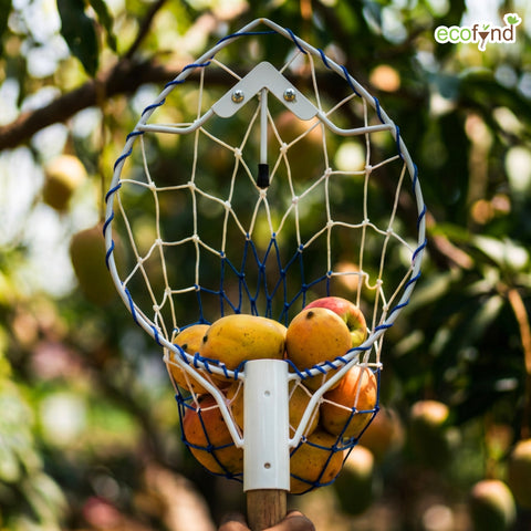 ecofynd Ecofynd White Fruit Picker Net for Mangoes & Tree Fruit Harvesting