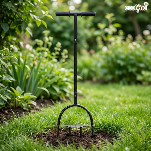 ecofynd Ecofynd DeepRoot Lawn Aerator Tool with 4 Metal Spikes