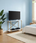 ecofynd Elix Jr. 35 Inch TV Stand – Modern Multipurpose Utility Console