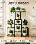 ecofynd Koda Plant Stands for Outdoor Balcony