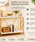 ecofynd 35 Inch Console Table