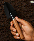 ecofynd Medium Trowel with Wooden Handle – Durable Garden Soil & Compost Scoop