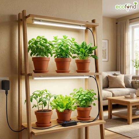 ecofynd Aira2 Grow Light – 2 Head LED Plant Light for Indoor Plants