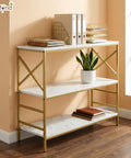 ecofynd 35-Inch Console Table – Modern Multipurpose Utility Table