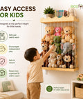 ecofynd Stuffed Animal & Plush Toy Storage Organizer Shelf