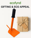 ecofynd Heavy Duty Garden Hand Hoe with Handle – Orange