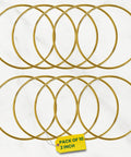 ecofynd Circle 2 Inch Metal Crafts Hoops