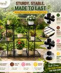ecofynd Owen Plant Stands for Outdoor Balcony