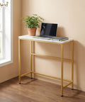 ecofynd 35 Inch 3 Tier Console Table