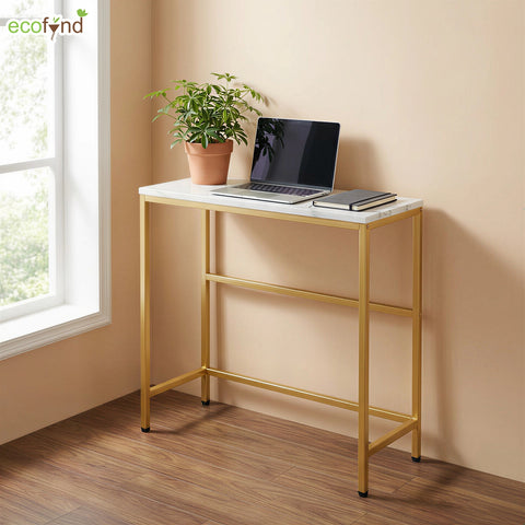 ecofynd 35 Inch 3 Tier Console Table