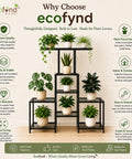 ecofynd Koda Plant Stands for Outdoor Balcony